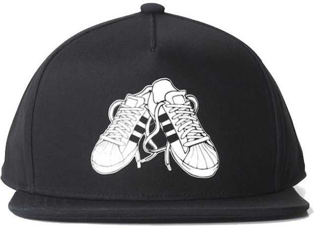 adidas Gorra Superstar Sneaker Cap BK7382 Negru