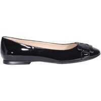 Balerini casual Chain Trim Patent Leather Flats In Black Femei