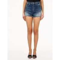 Pantaloni scurti Raw-Edge Denim Shorts Femei