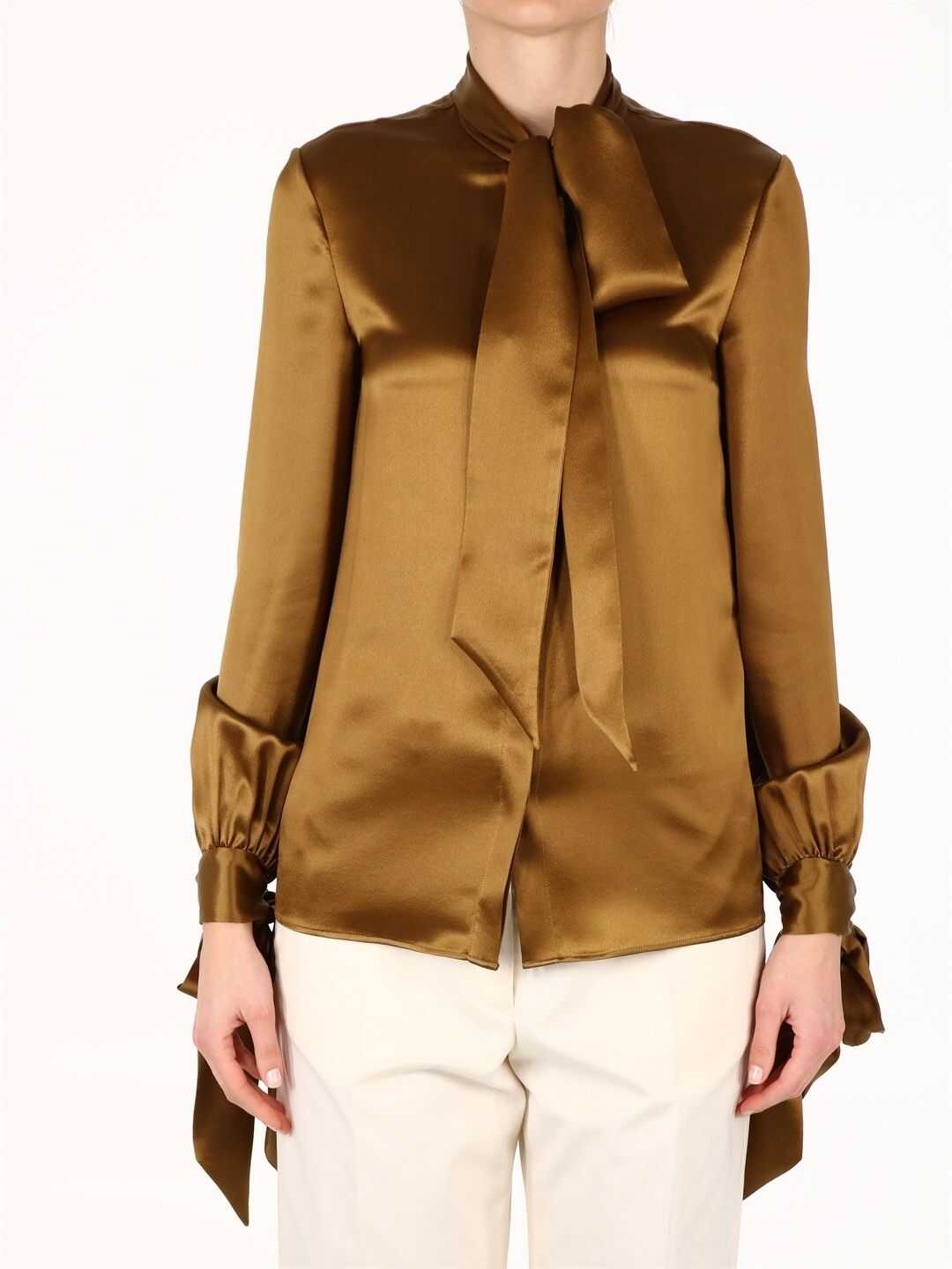 Blouse In Silk Satin Crepe