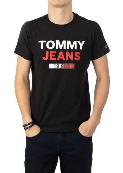 Tommy Hilfiger TJM 1985 Logo Tee DM0DM07537 Black