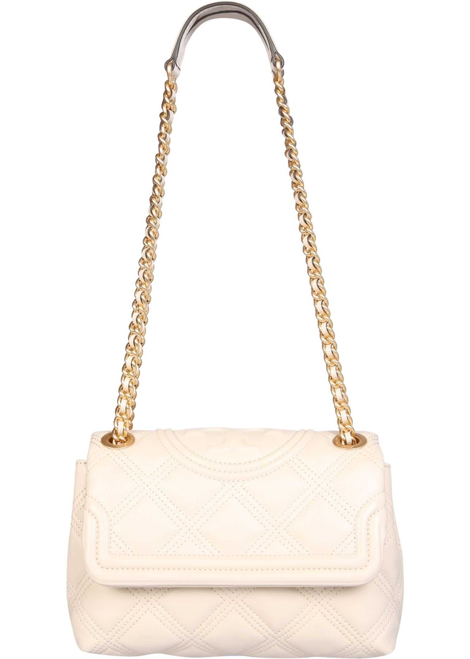 Tory Burch Small Fleming Soft Bag WHITE