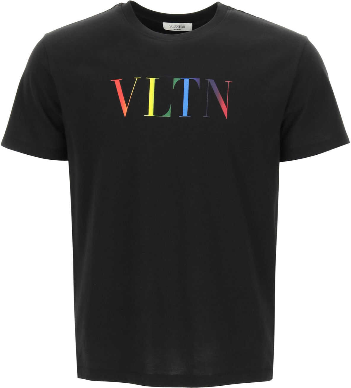 Valentino Garavani Multicolor Vltn Times Print T-Shirt NERO VLTN MULTICOLORS