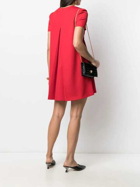 Rochii casual Alexander McQueen Dress With Cape RED Femei (BM 8151916) 2