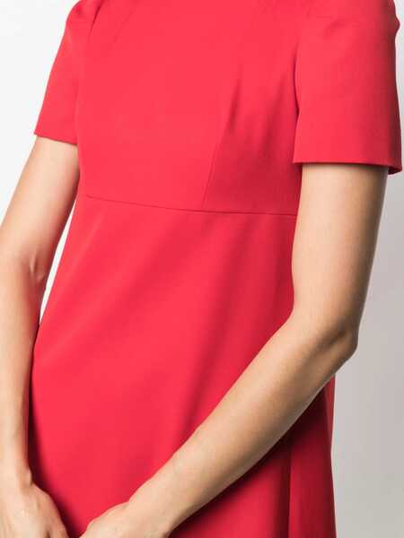 Rochii casual Alexander McQueen Dress With Cape RED Femei (BM 8151916) 5