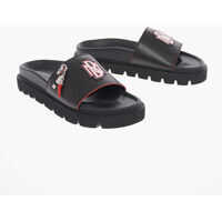 Sandale Leather MONOGRAM Slides Sandals Barbati