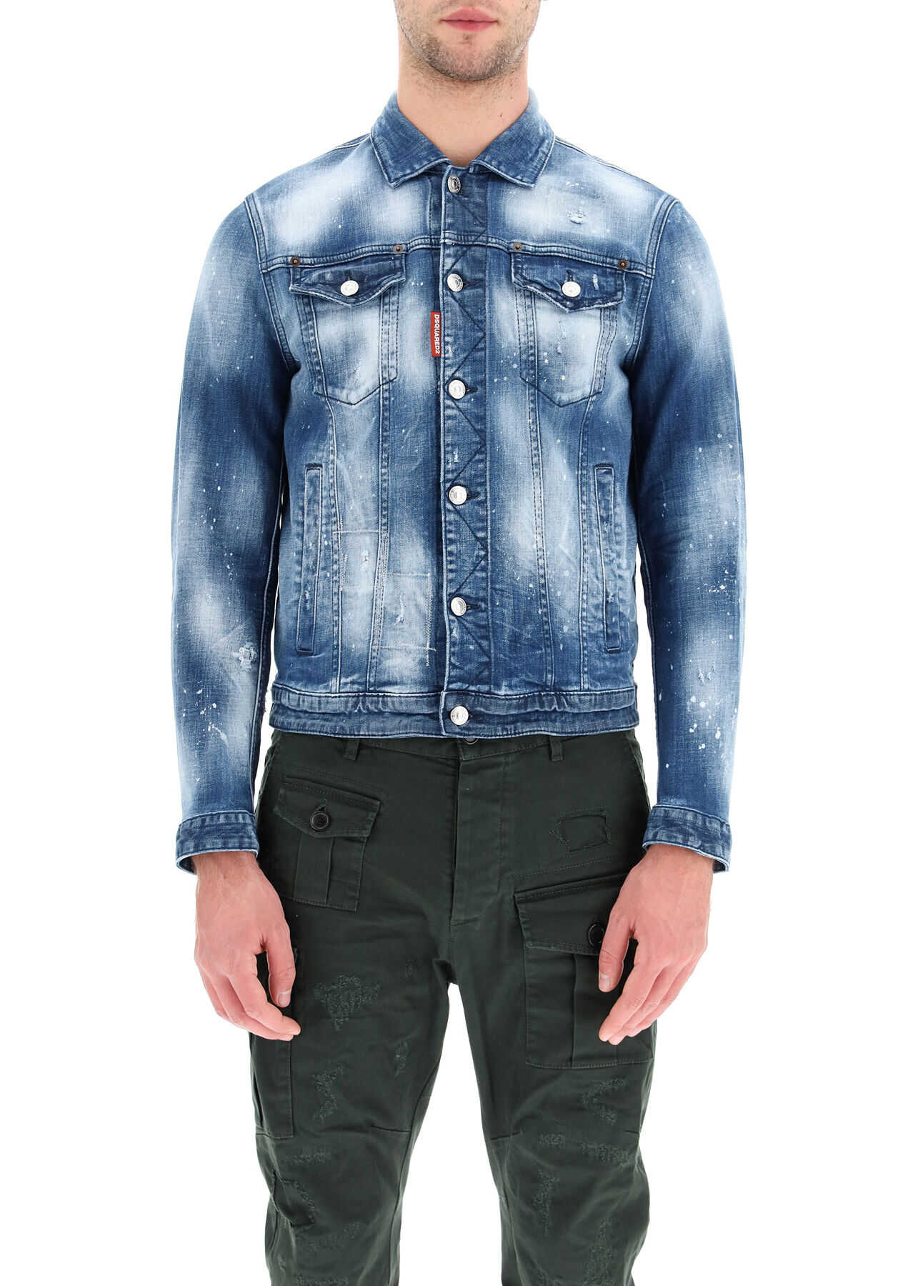 DSQUARED2 Denim Jacket S74AM1136 S30342 BLUE