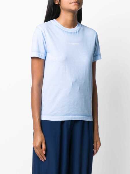 Tricouri Stella McCartney Crew Neck T-Shirt AZURE Femei (BM 8156458) 3