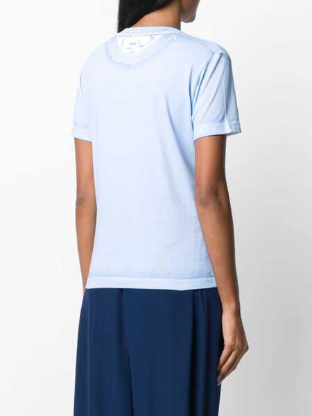 Tricouri Stella McCartney Crew Neck T-Shirt AZURE Femei (BM 8156458) 4