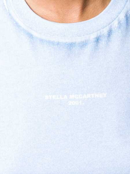 Tricouri Stella McCartney Crew Neck T-Shirt AZURE Femei (BM 8156458) 5