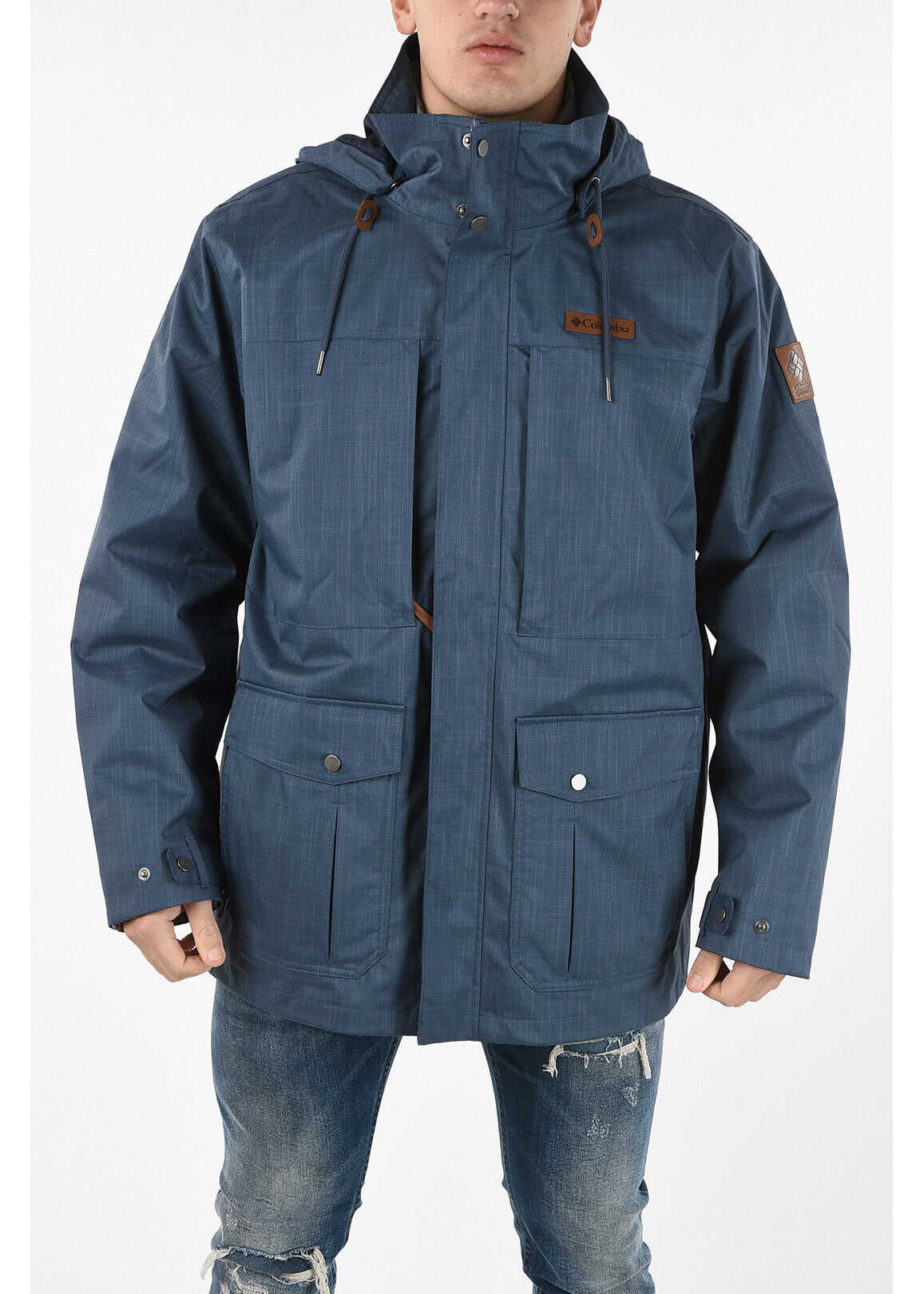 Columbia Parka HORIZONS PINE INTERCHANGE with Removable Hood* BLUE