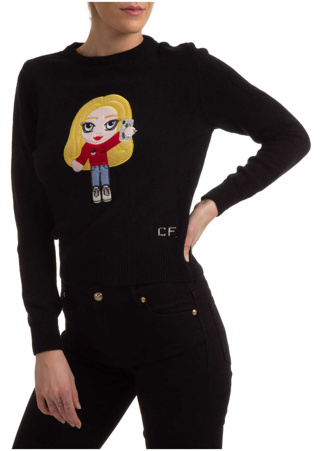 Chiara Ferragni Round Cfmascotte 20AI-CFJM045 Black