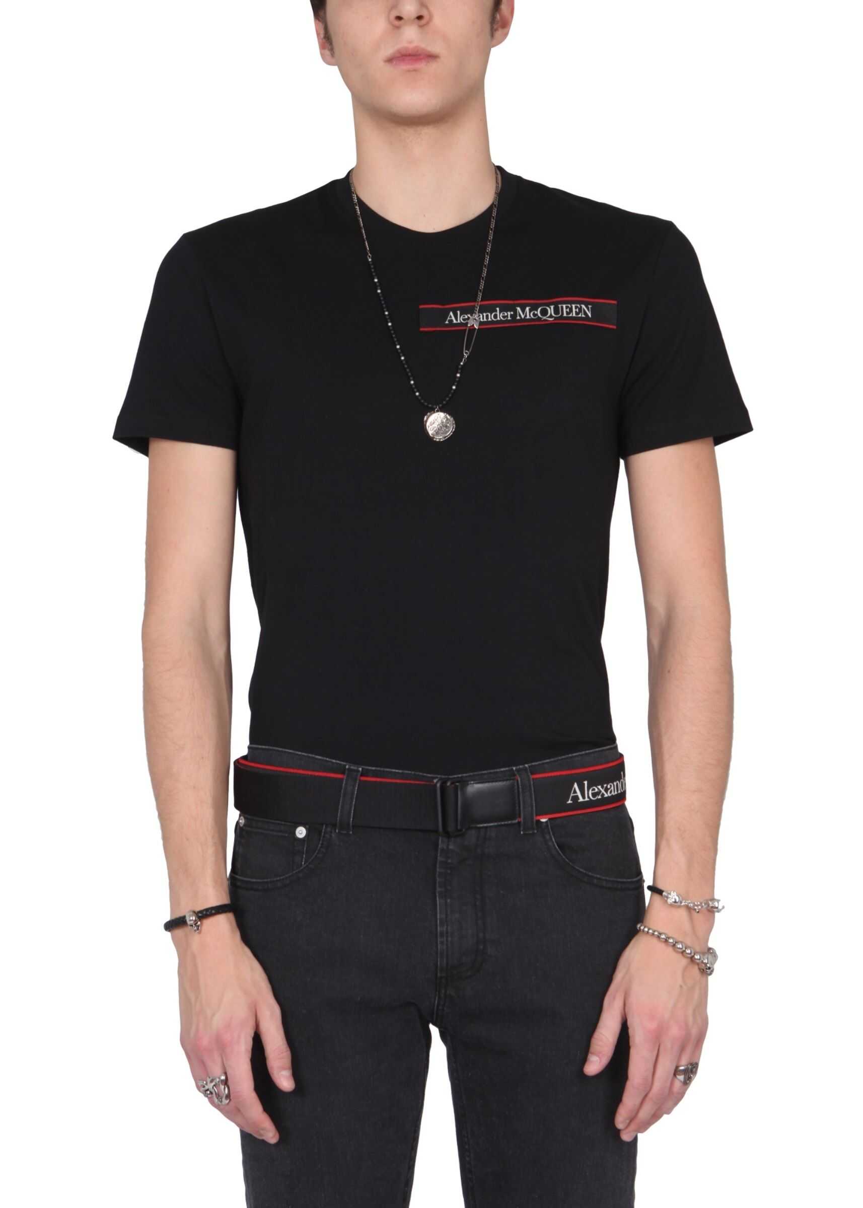 Alexander McQueen Crew Neck T-Shirt BLACK