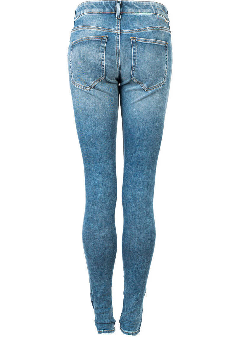 Blugi skinny Diesel Slandy 00SXJN Niebieski Femei (BM 8163190) 3