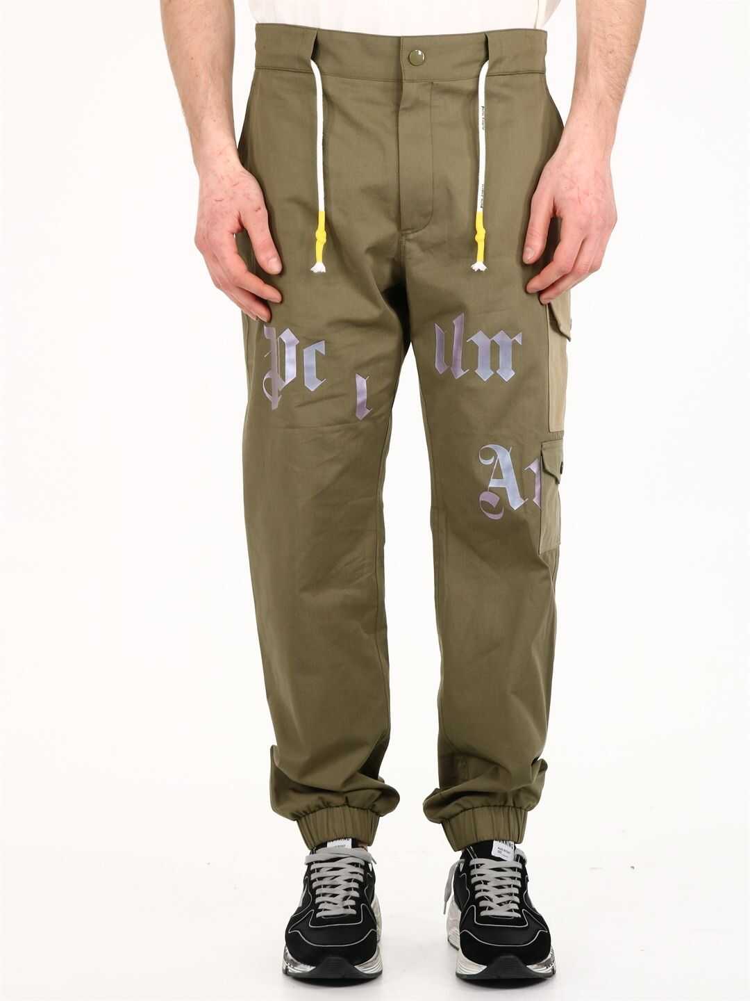 Palm Angels Cargo Pants Green