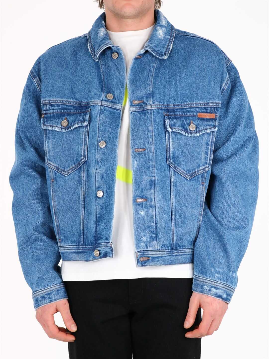 Golden Goose Star Denim Jacket GMP00739 P000409 Blue