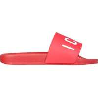 Papuci Icon Print Slide Sandals Femei