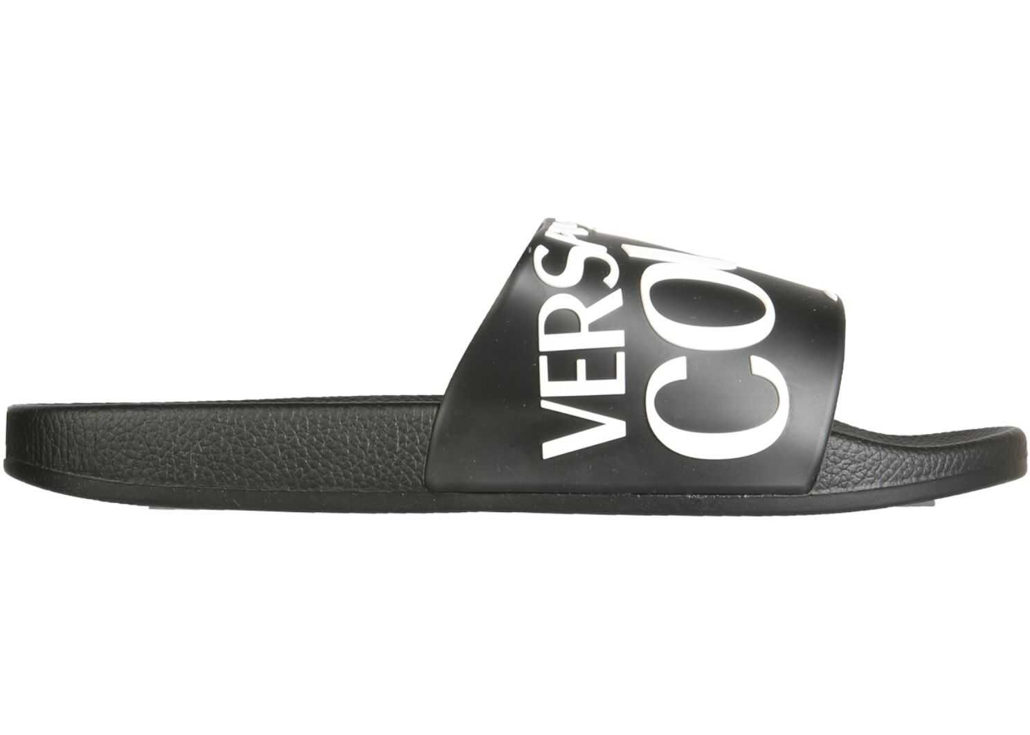 Versace Jeans Couture Slide Sandals BLACK