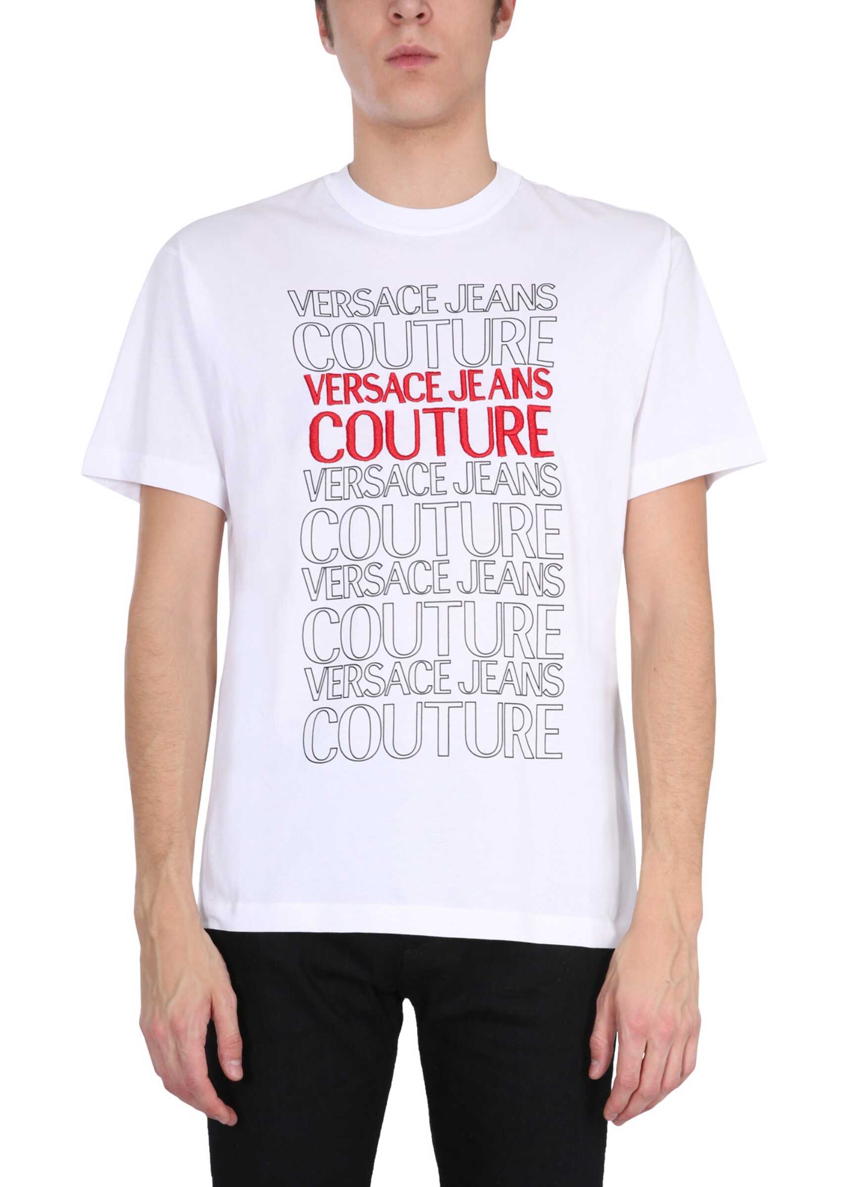 Versace Jeans Couture Crew Neck T-Shirt B3GWA7TK_30454003 MULTICOLOUR