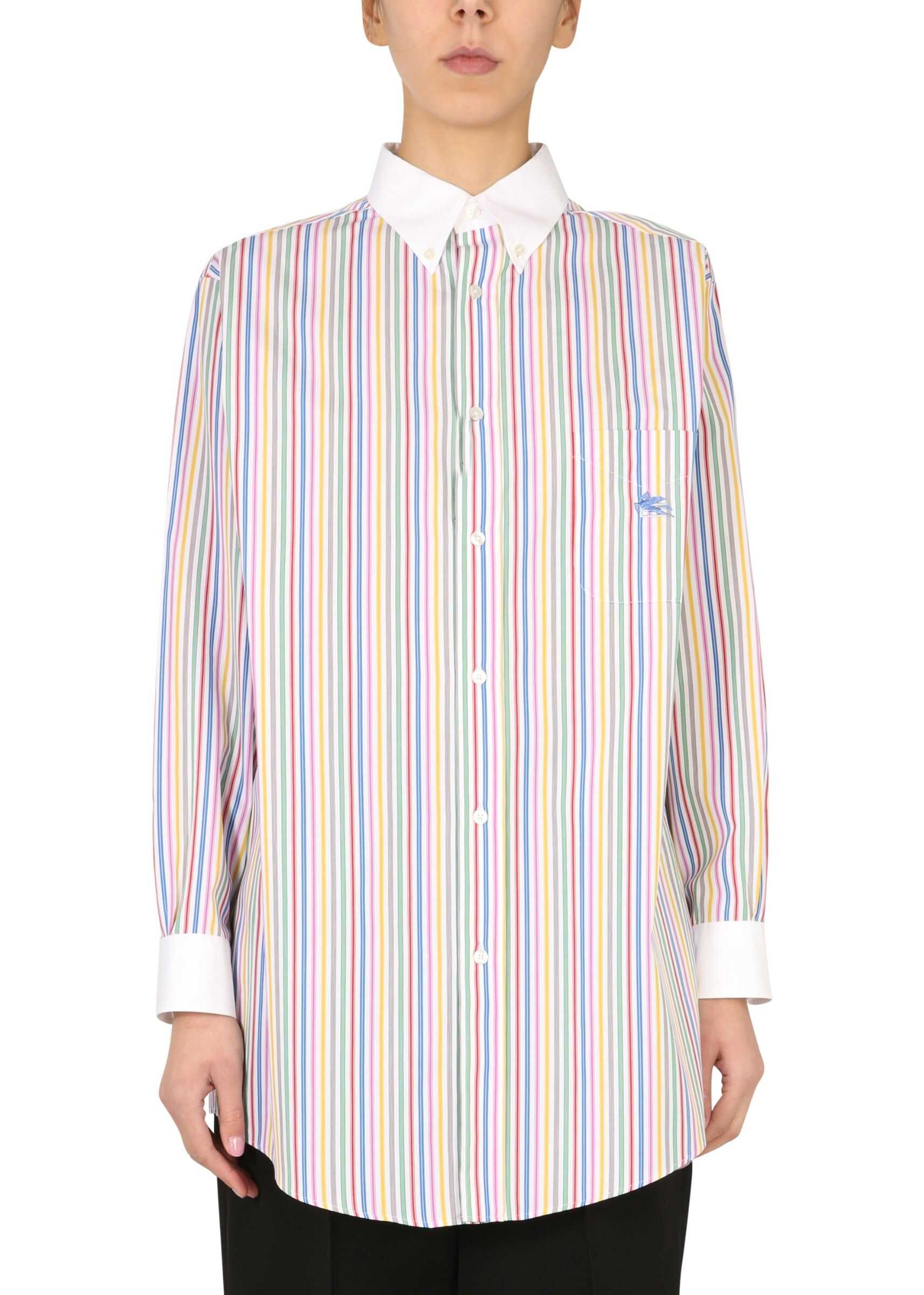ETRO Ge01 Striped Shirt 14306_60088000 MULTICOLOUR