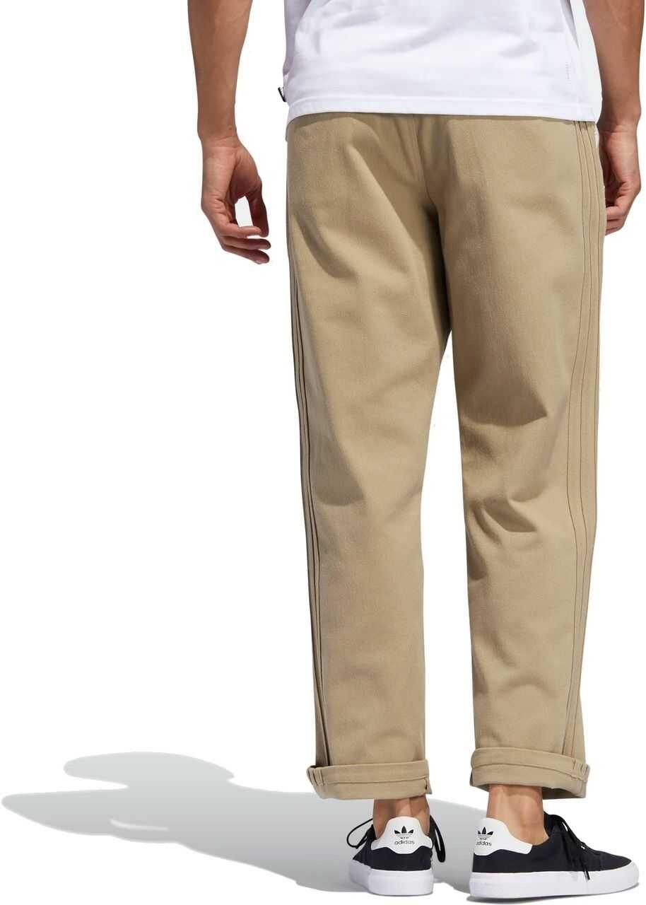 Pantaloni casual adidas Striped Chino Pants DU8335 Light brown Barbati (BM 8183986) 6