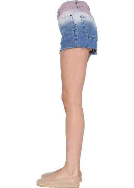 Pantaloni scurti Saint Laurent Tie Dye Shorts MULTICOLOUR Femei (BM 8186791) 3