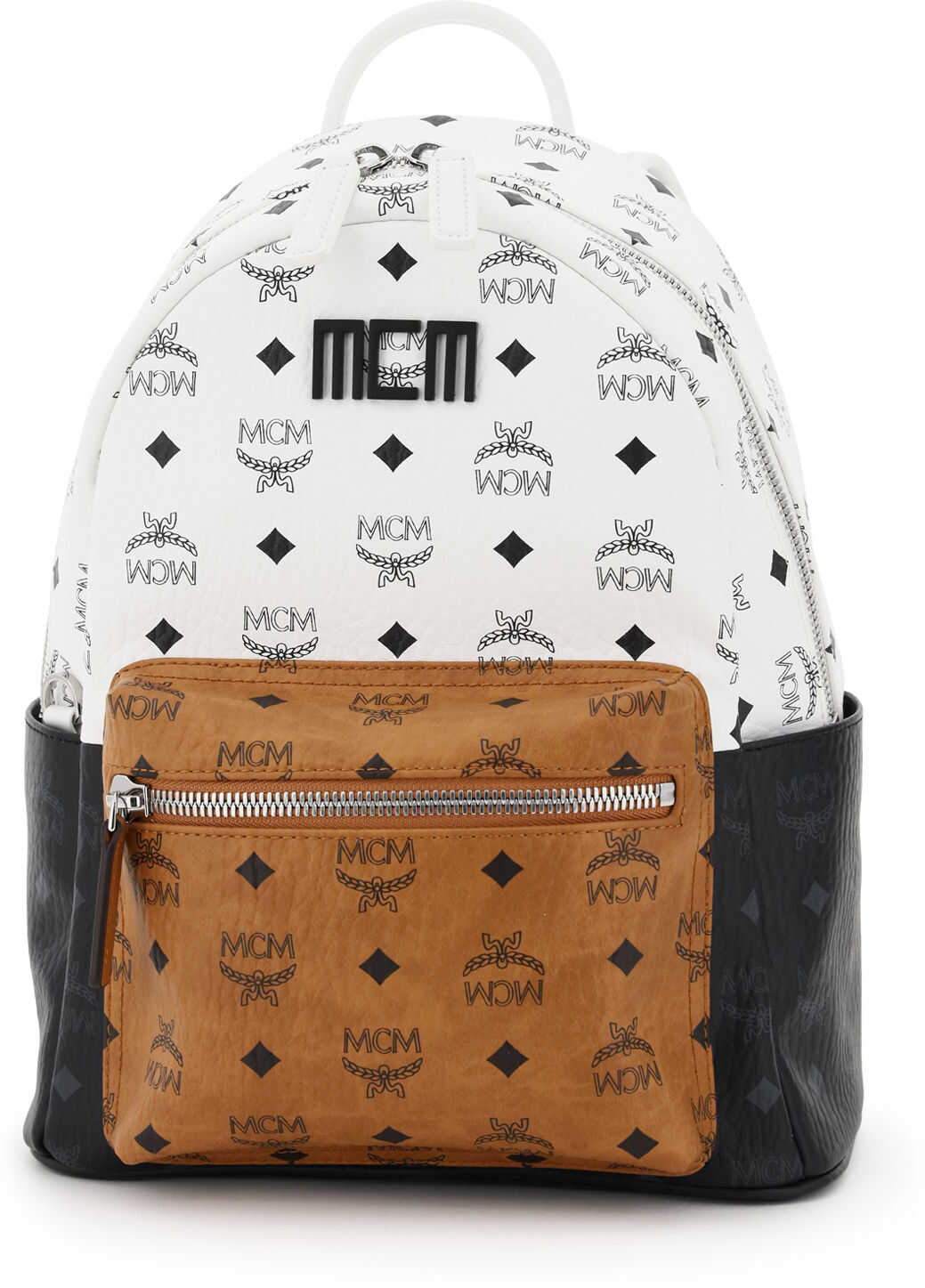 MCM Stark Backpack 32 Multicolor Visetos MMKBSVE03 WHITE