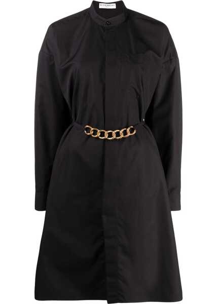 Rochii casual Givenchy Chemisier With Chain Belt BLACK Femei (BM 8191927) 1