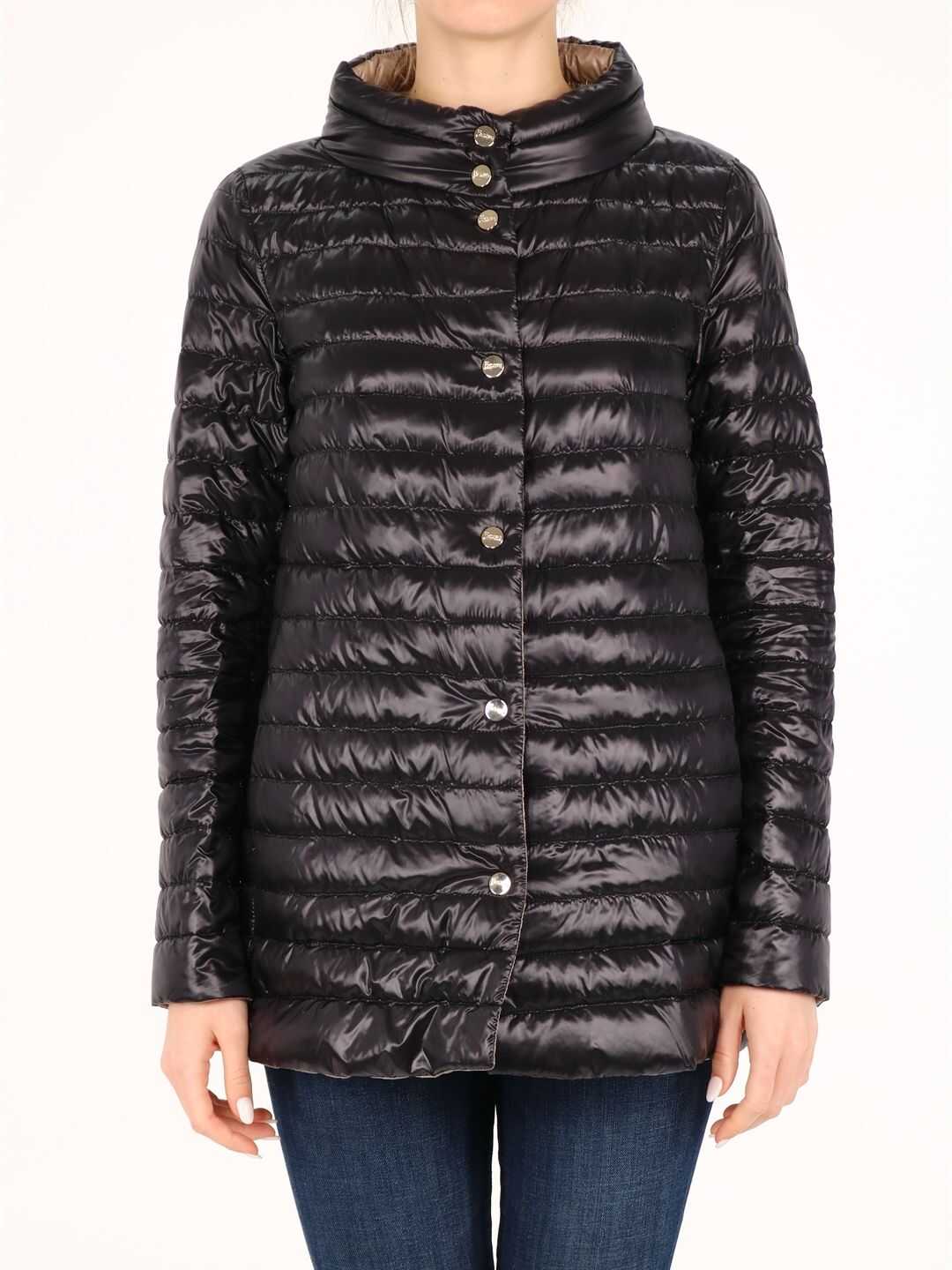 Herno 100 Gr Reversible Down Jacket Black