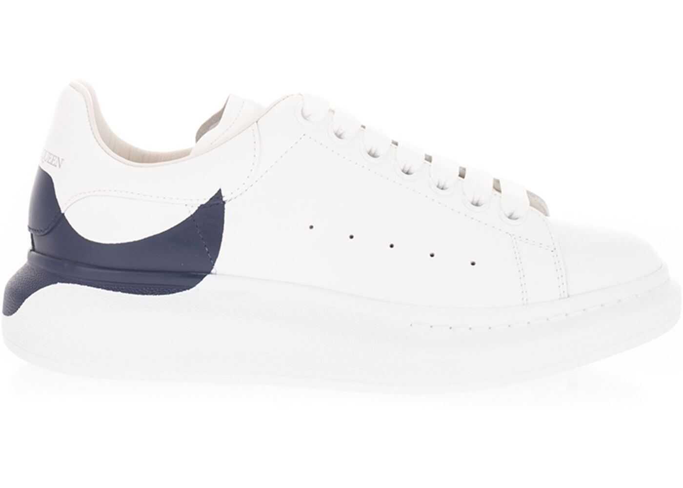 Alexander McQueen Oversize Sneakers In White And Blue White