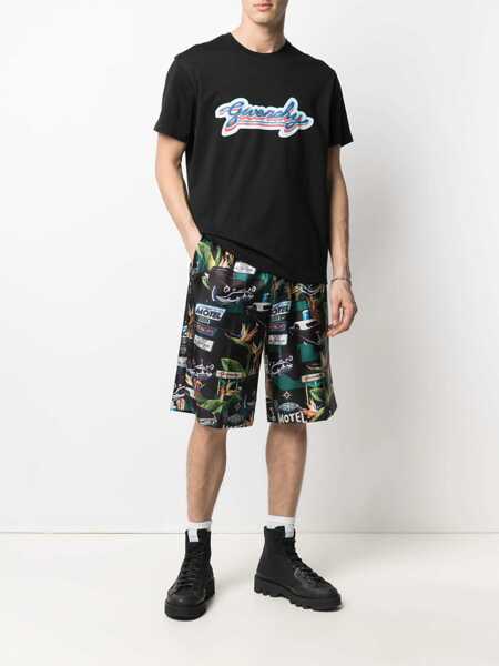 Pantaloni scurti Givenchy Silk Bermuda BLACK Barbati (BM 8196013) 2