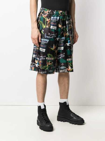 Pantaloni scurti Givenchy Silk Bermuda BLACK Barbati (BM 8196013) 3