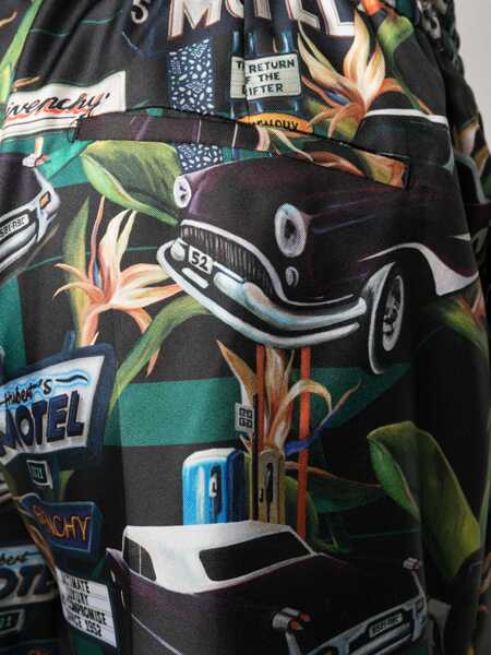 Pantaloni scurti Givenchy Silk Bermuda BLACK Barbati (BM 8196013) 5