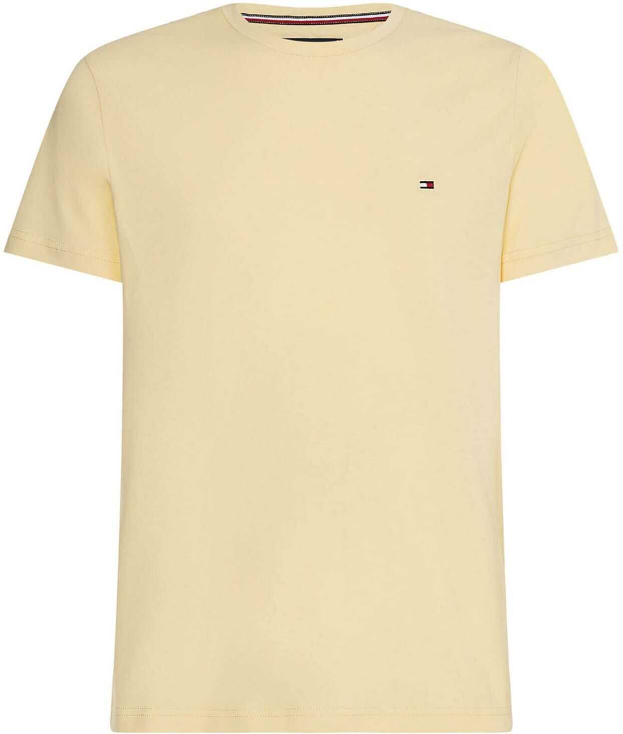 Tommy Hilfiger Slim Fit T-Shirt In Delicate Yellow Yellow