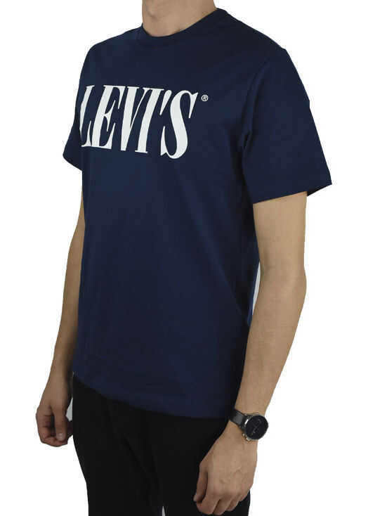 Tricouri Levis Relaxed Graphic Tee Navy Barbati (BM 8198542) 2