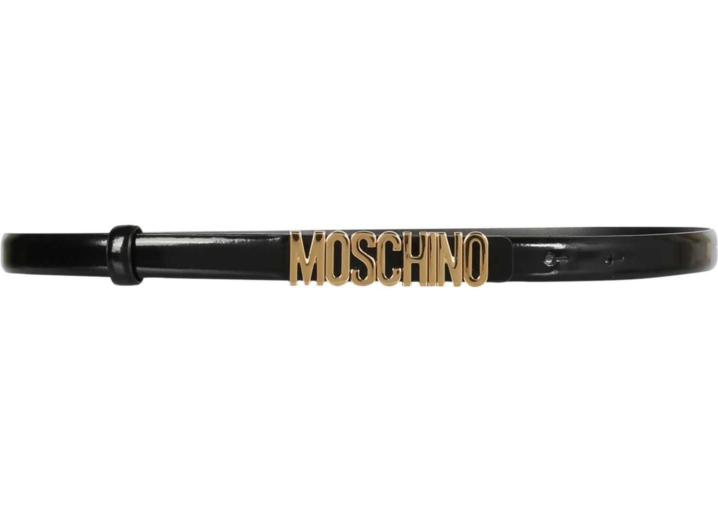 Moschino Mini Belt With Buckle BLACK