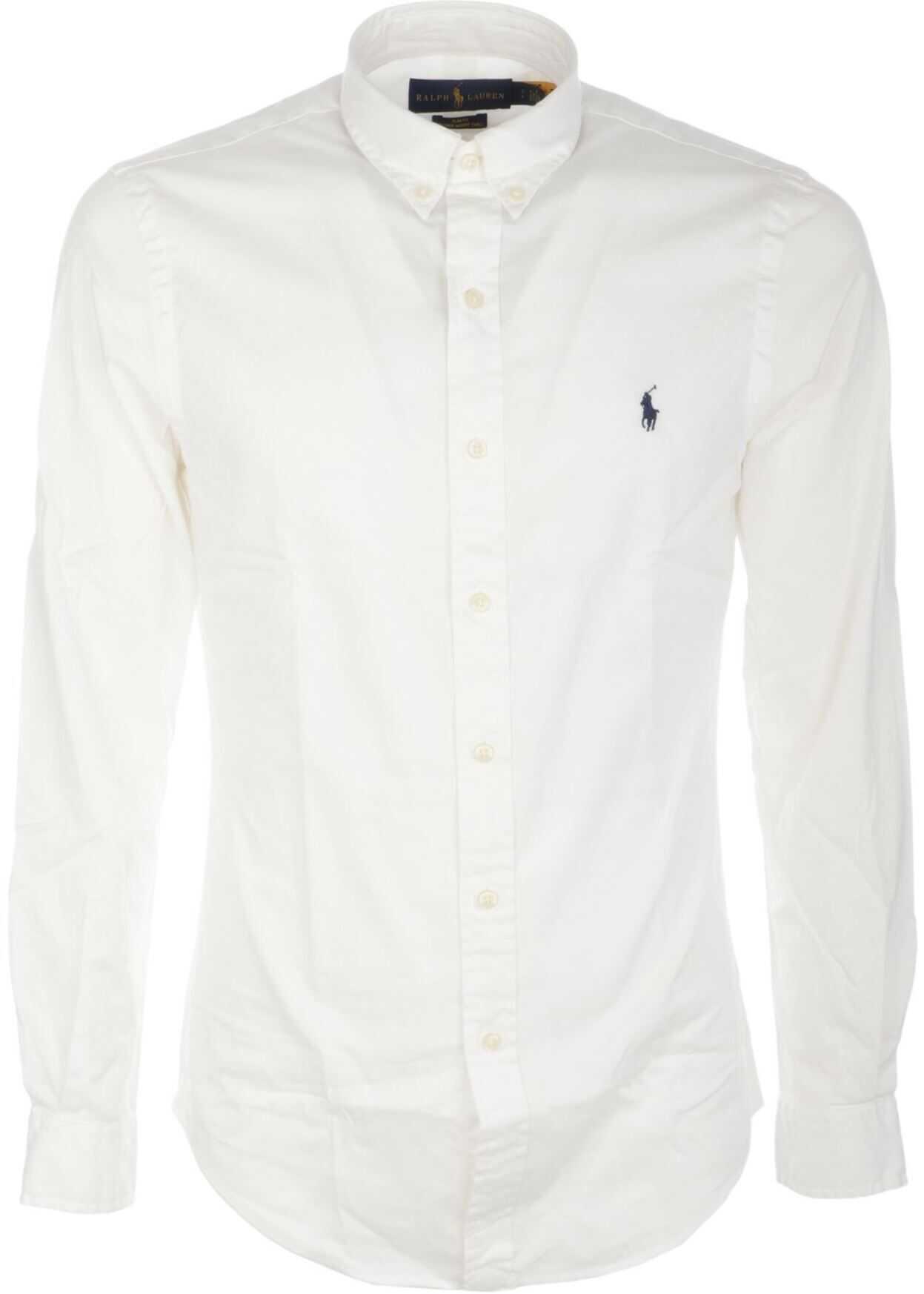 Ralph Lauren Button Down Shirt In White White