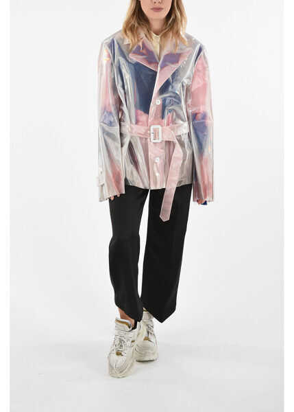 Geci de ploaie Maison Margiela Mm0 Single Breasted Trench White Femei (BM 8202025) 4