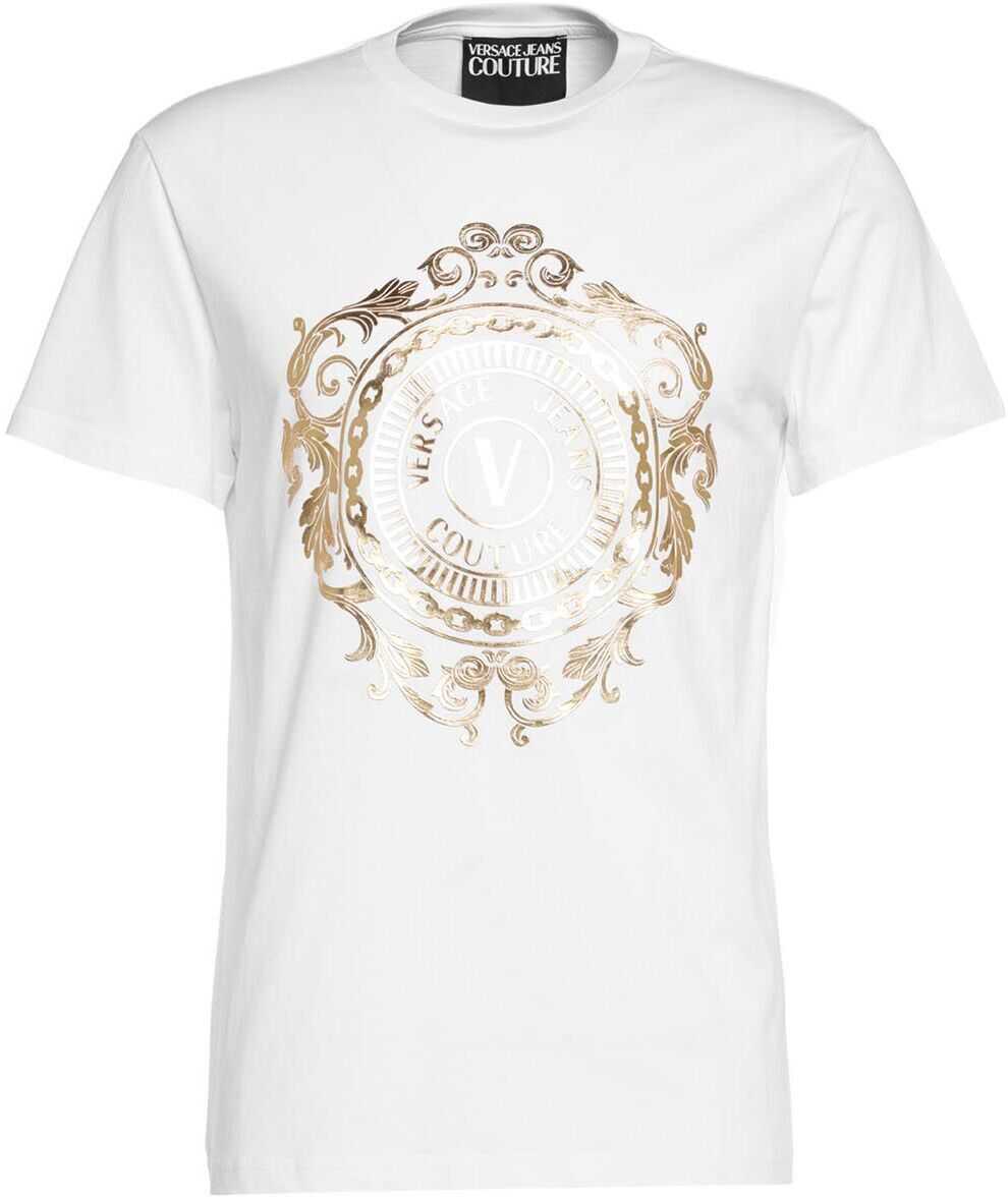 Versace T-shirt with 3D emblem White