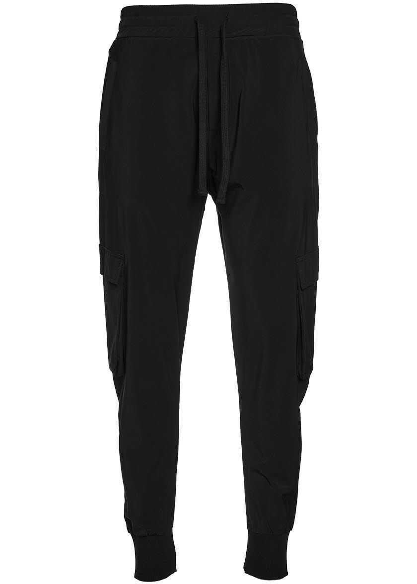 Thom / Krom Drop crotch pants Black