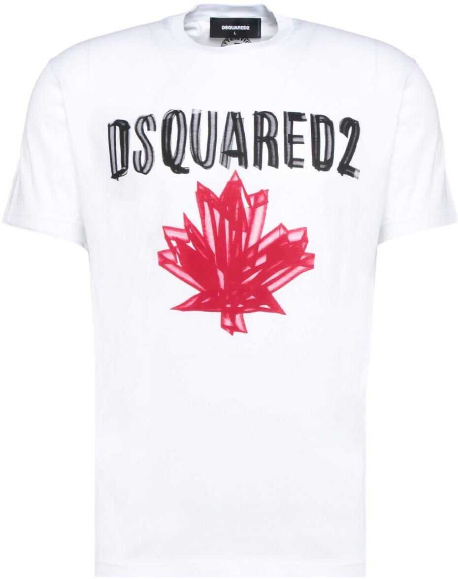 DSQUARED2 T-Shirt with logo print White