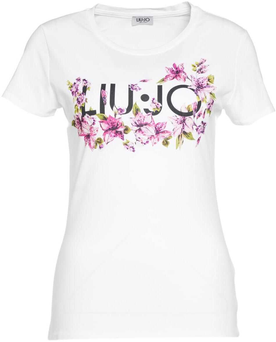 Liu Jo T-shirt with logo print and applications White