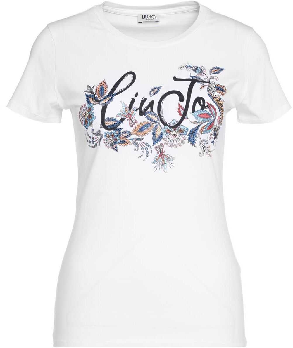 Liu Jo T-shirt with logo print and applications White