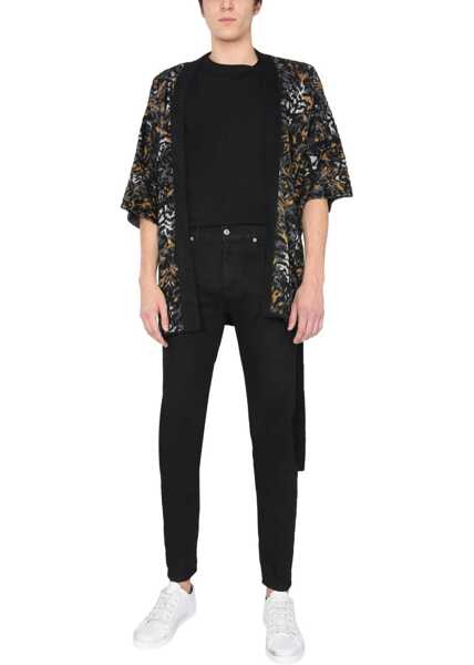 Pulovere casual Saint Laurent Jacquard Knit Kimono ANIMALIER Barbati (BM 8206930) 2