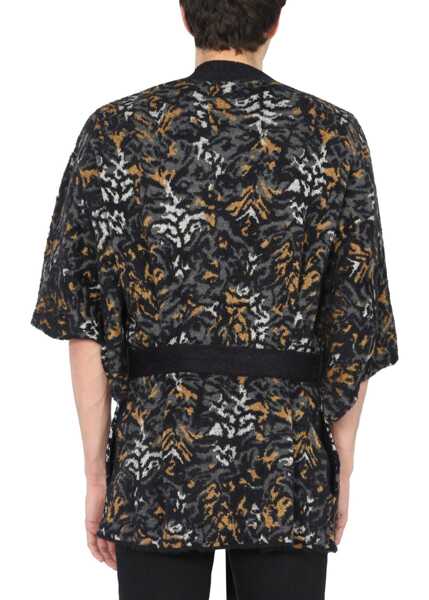 Pulovere casual Saint Laurent Jacquard Knit Kimono ANIMALIER Barbati (BM 8206930) 3