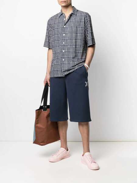 Pantaloni scurti Kenzo Cotton Sweatshirt Shorts BLUE Barbati (BM 8210971) 2