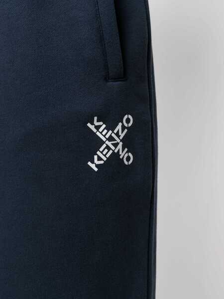 Pantaloni scurti Kenzo Cotton Sweatshirt Shorts BLUE Barbati (BM 8210971) 5