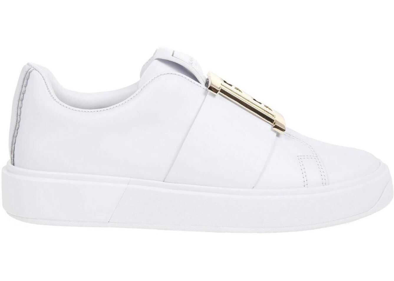 Balmain B-Court Sneakers In White White