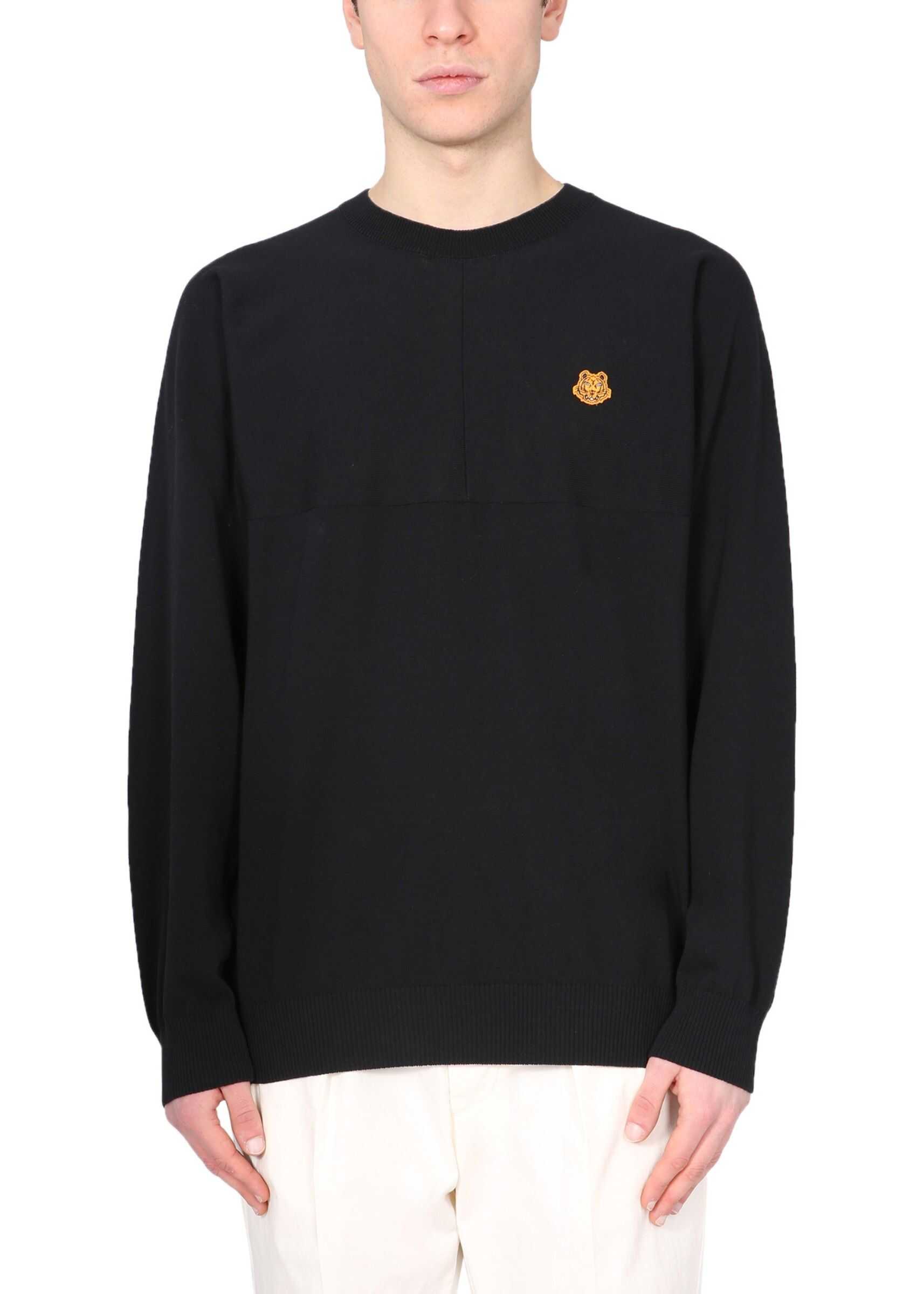 Kenzo Crew Neck Sweater FB55PU580_3TB99 BLACK