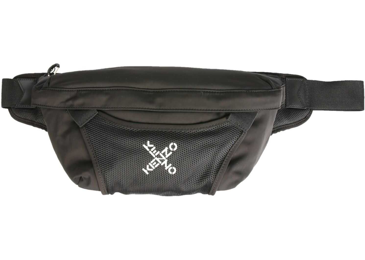 Kenzo Large Belt Bag With Logo FA65SA222_F2199 BLACK